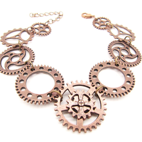 Steampunk Zahnrad Kreis Armband