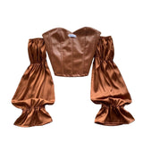 Viktorianisch Trompetenärmelbluse