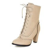 Viktorianische Brogue Stiefe