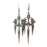 Viktorianische Dornen Ohrringe