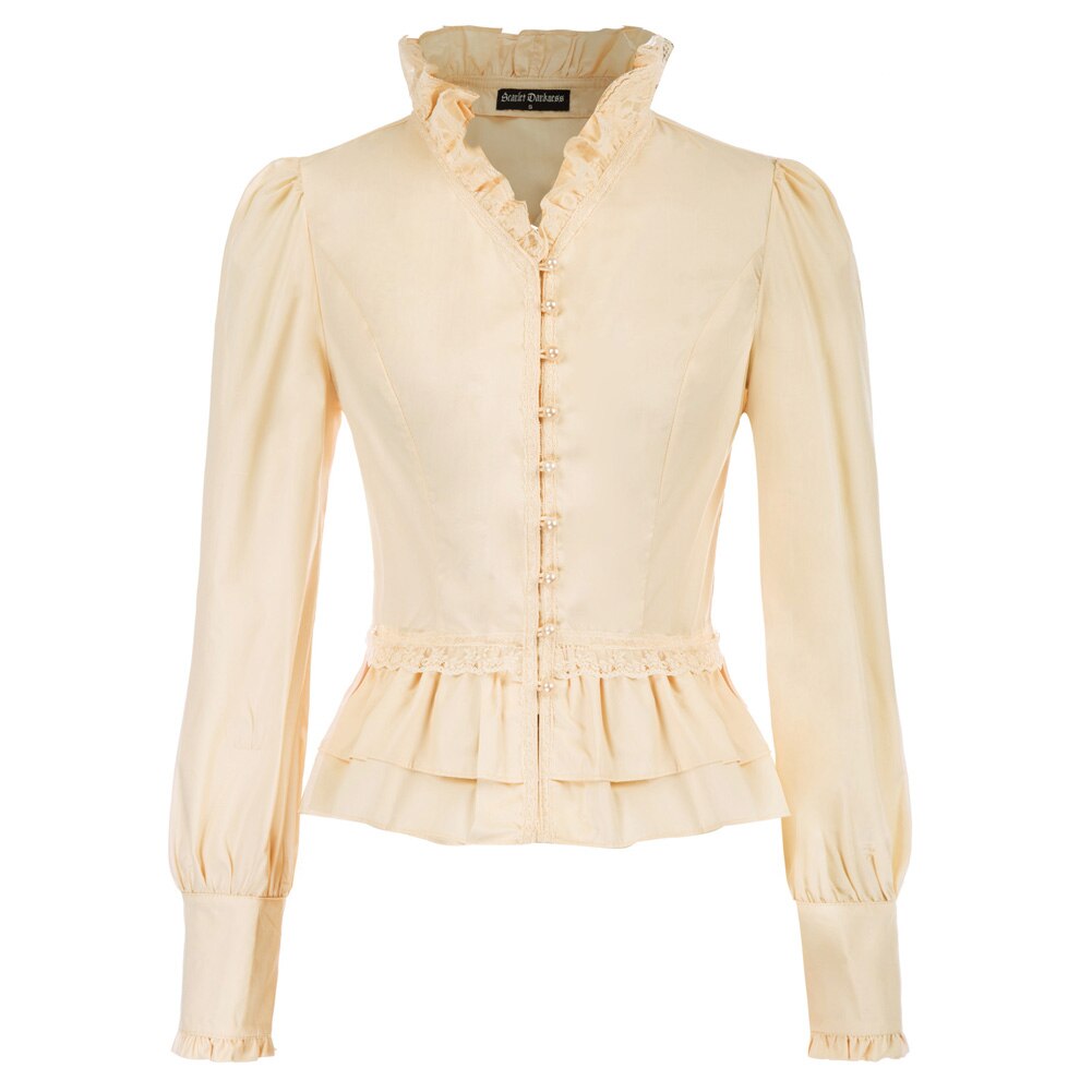 Viktorianischer Stehkragenbluse