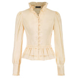 Viktorianischer Stehkragenbluse