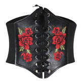 Bestickter Steampunk Taillengürtel