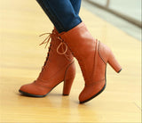 Viktorianische Brogue Stiefe