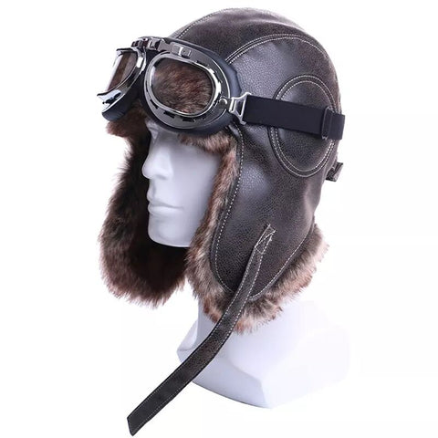 Steampunk Fliegerhut Chapka
