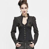 Steampunk Gothic Bluse