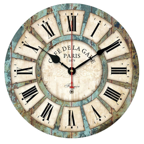 Steampunk Vintage Kaffee Wanduhr