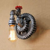 Steampunk Zahnrad Lampe