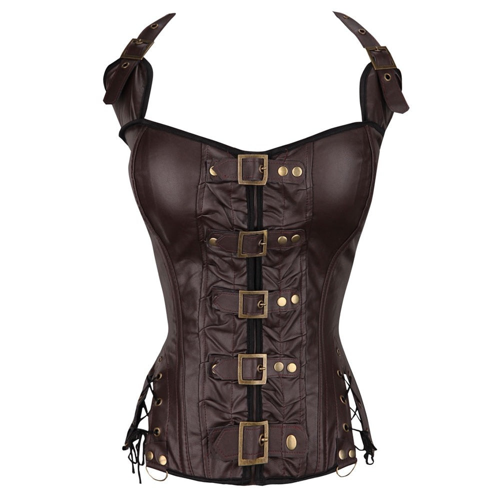 Steampunk Abenteurerkorsett