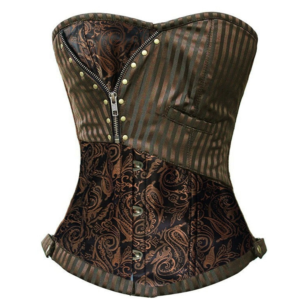 Steampunk Asymmetrie Korsett