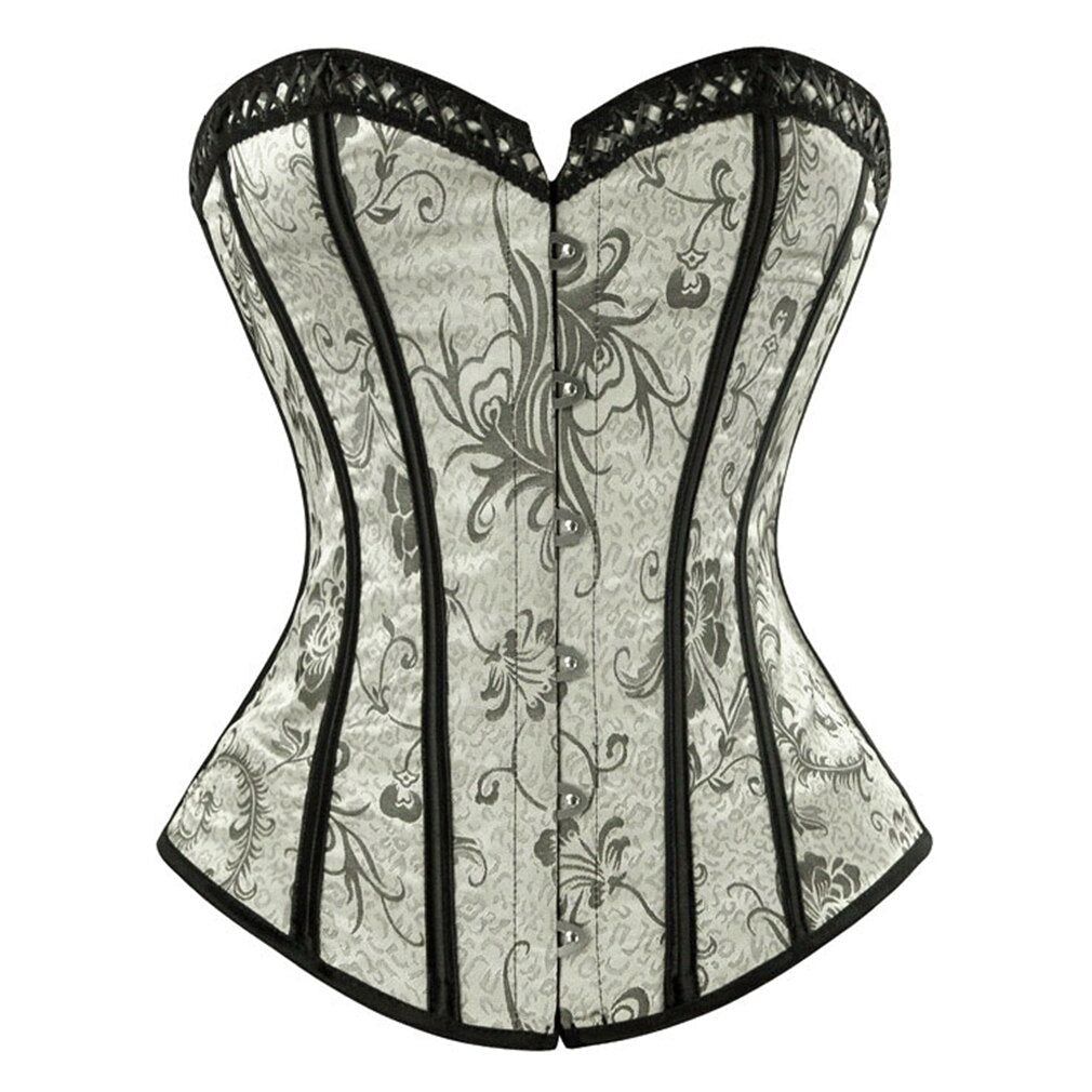 Steampunk Blumen Korsett