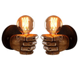 Steampunk Handhalter Lampe