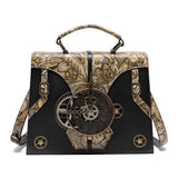 Steampunk Handtasche mit Zahnrädern