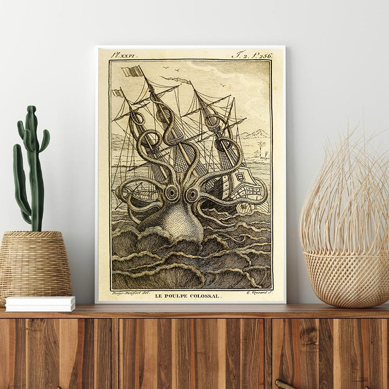 Steampunk Kraken Bild