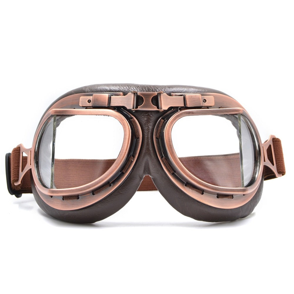 Steampunk Pilotbrille Retro