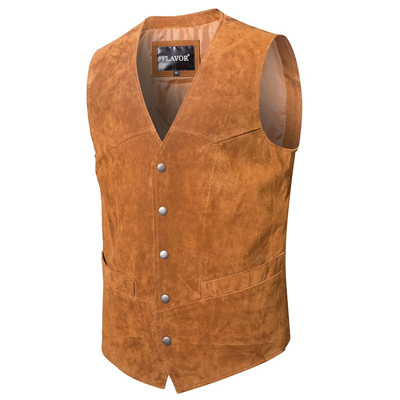 Steampunk Wildleder Weste